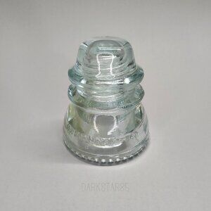Vintage Hemingray-42 Clear Glass Insulator
